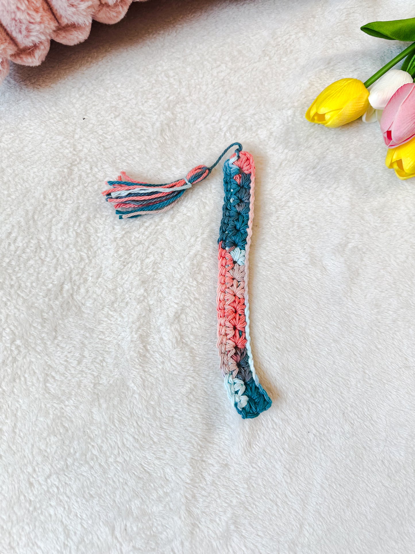 Crochet Handmade Bookmark with Tassel