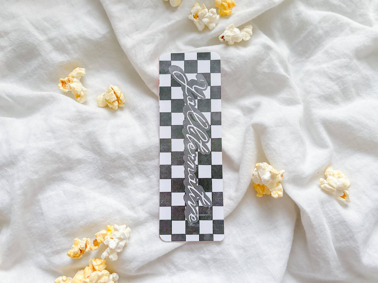 Yallternative Checkered Paper Bookmark