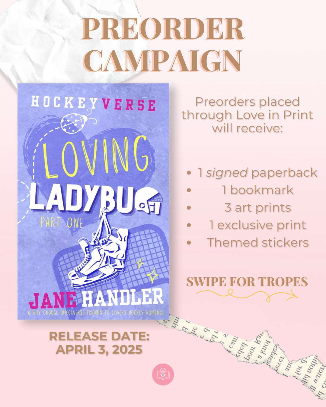 (PREORDER) Loving Ladybug: Part One: A Why Choose Omegaverse (HockeyVerse) by Jane Handler