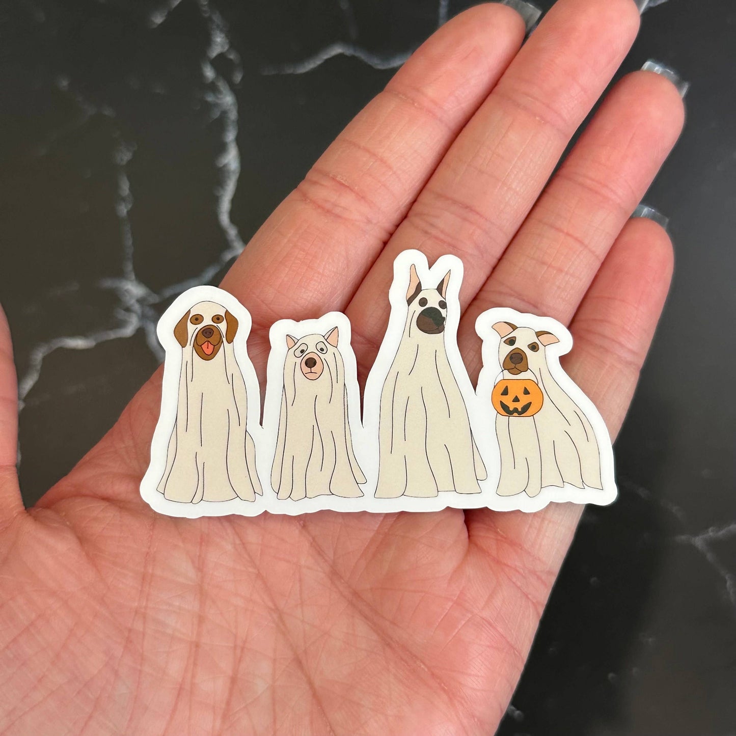 Halloween Dogs Sticker, Halloween Dog, Dog Mom Sticker