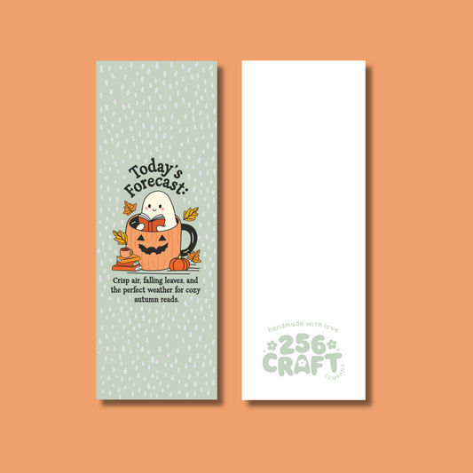 Today's Forecast Fall Bookmark