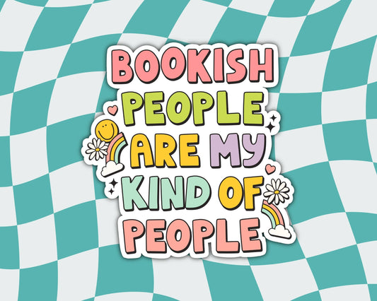 Bookish People Are My Kind Of People Sticker