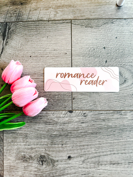 Romance Reader Pink Bookmark