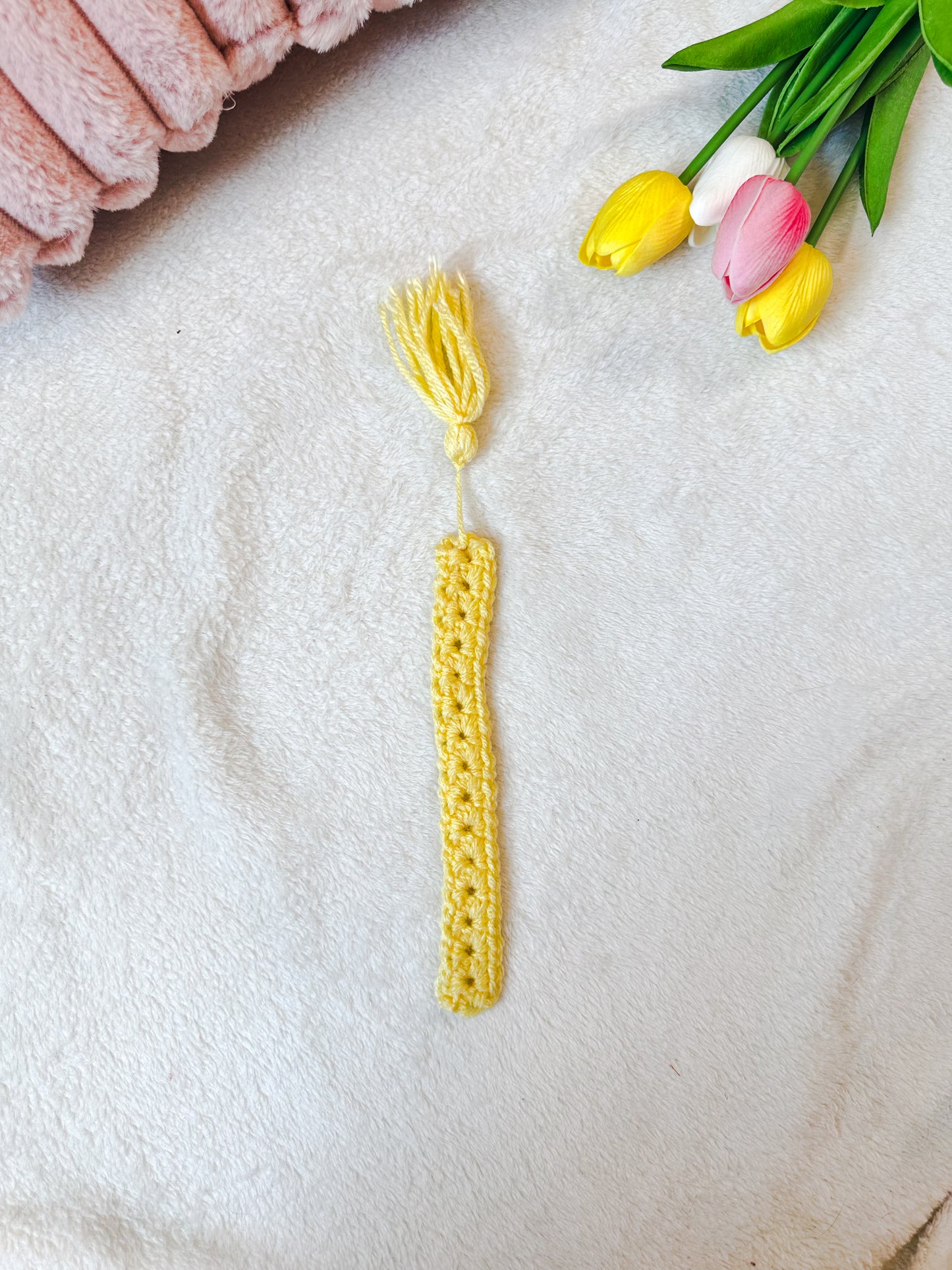 Crochet Handmade Bookmark with Tassel