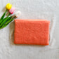 Handmade Crochet Love Letter Book Sleeve Envelope in Orange