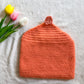 Handmade Crochet Love Letter Book Sleeve Envelope in Orange
