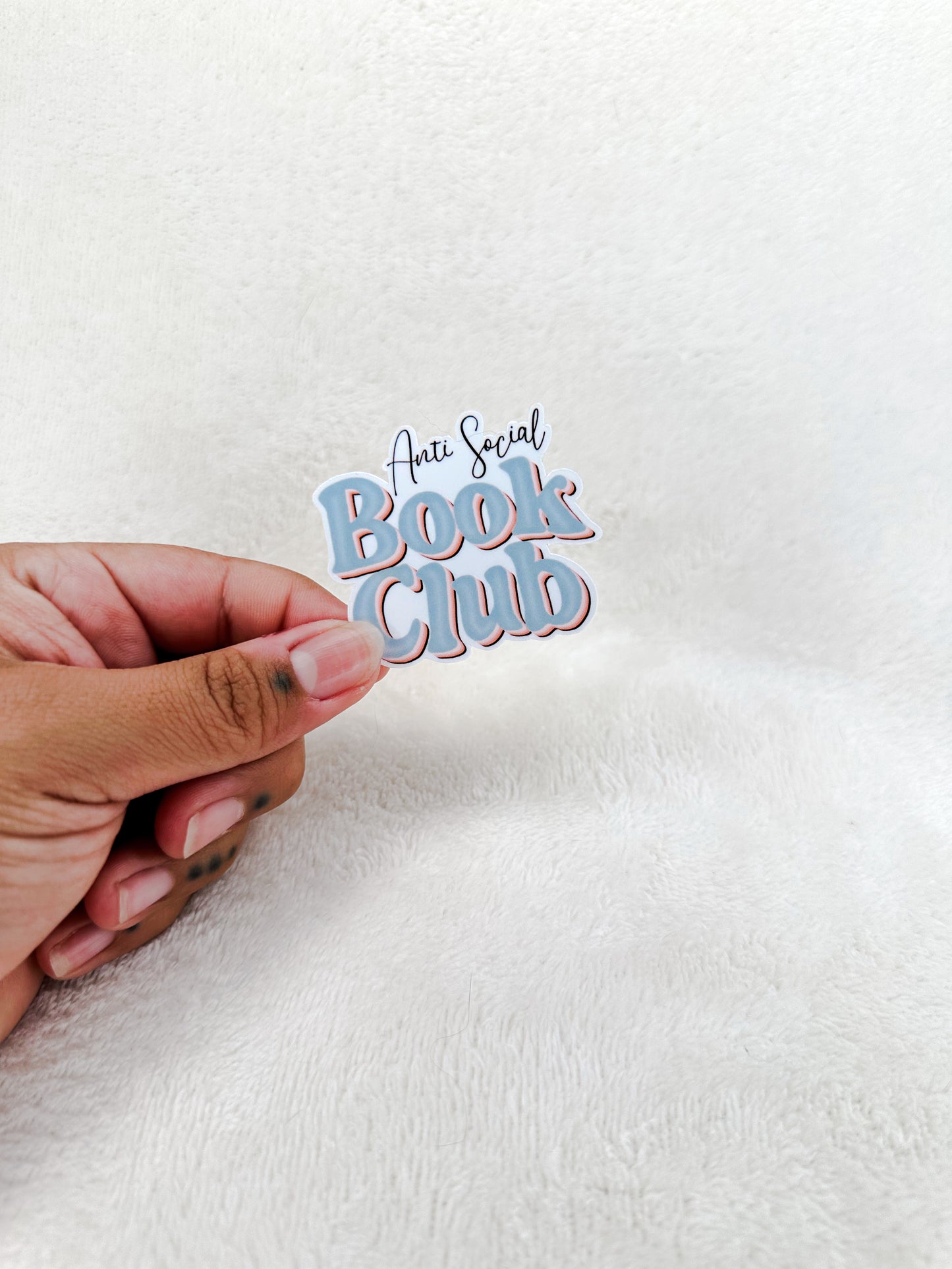 Anit Social Book Club Die-Cut Bookish Sticker