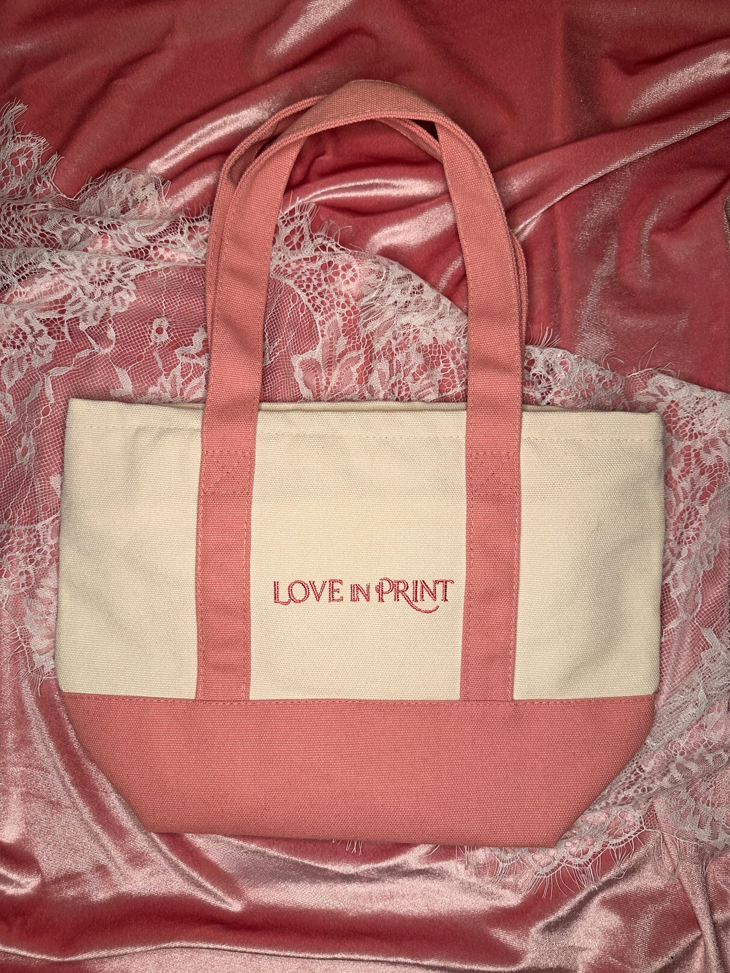 "Emotional Support Tote" Mini Zipper Tote Bag