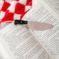 Feeling Stabby - Blush Mirror Knife Bookmark