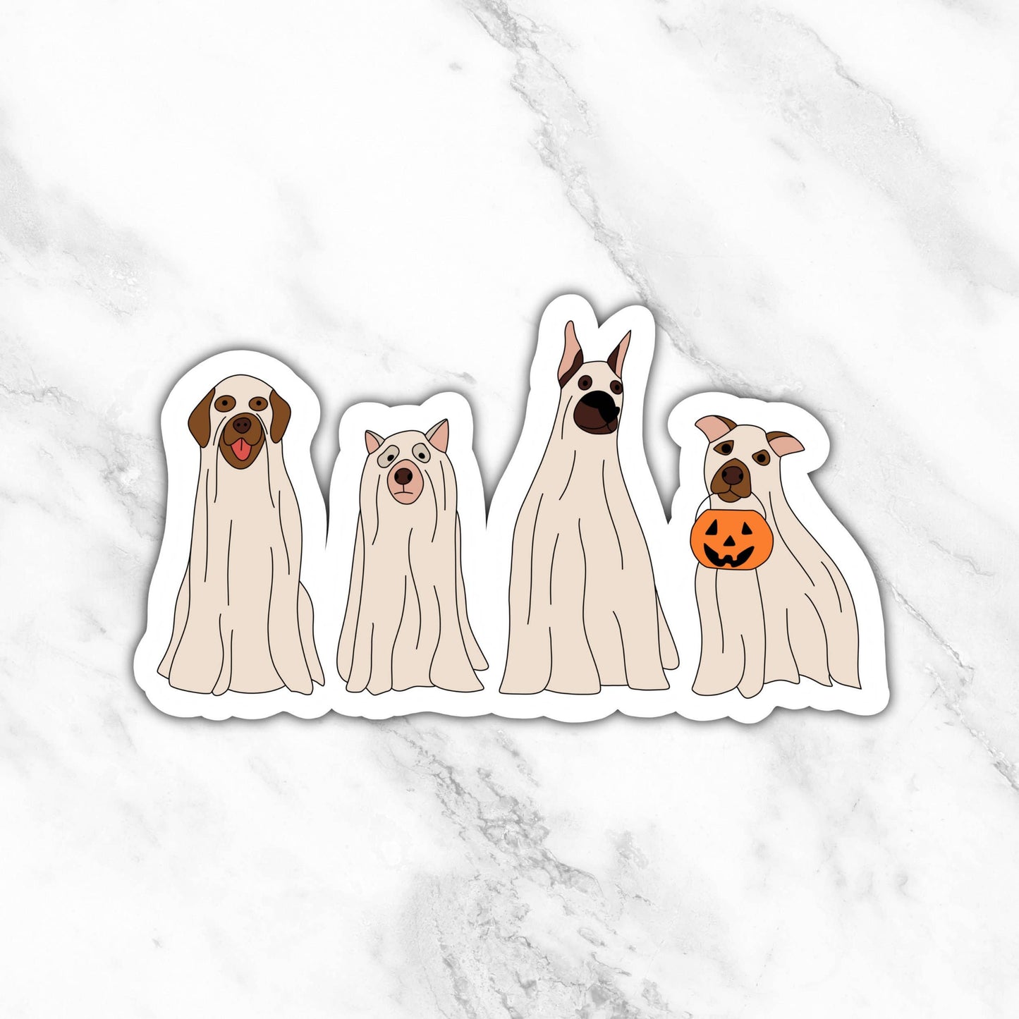 Halloween Dogs Sticker, Halloween Dog, Dog Mom Sticker