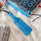 I Hope They Have Masked Men Wherever I'm Going - Blue Mirror Paddle Bookmark